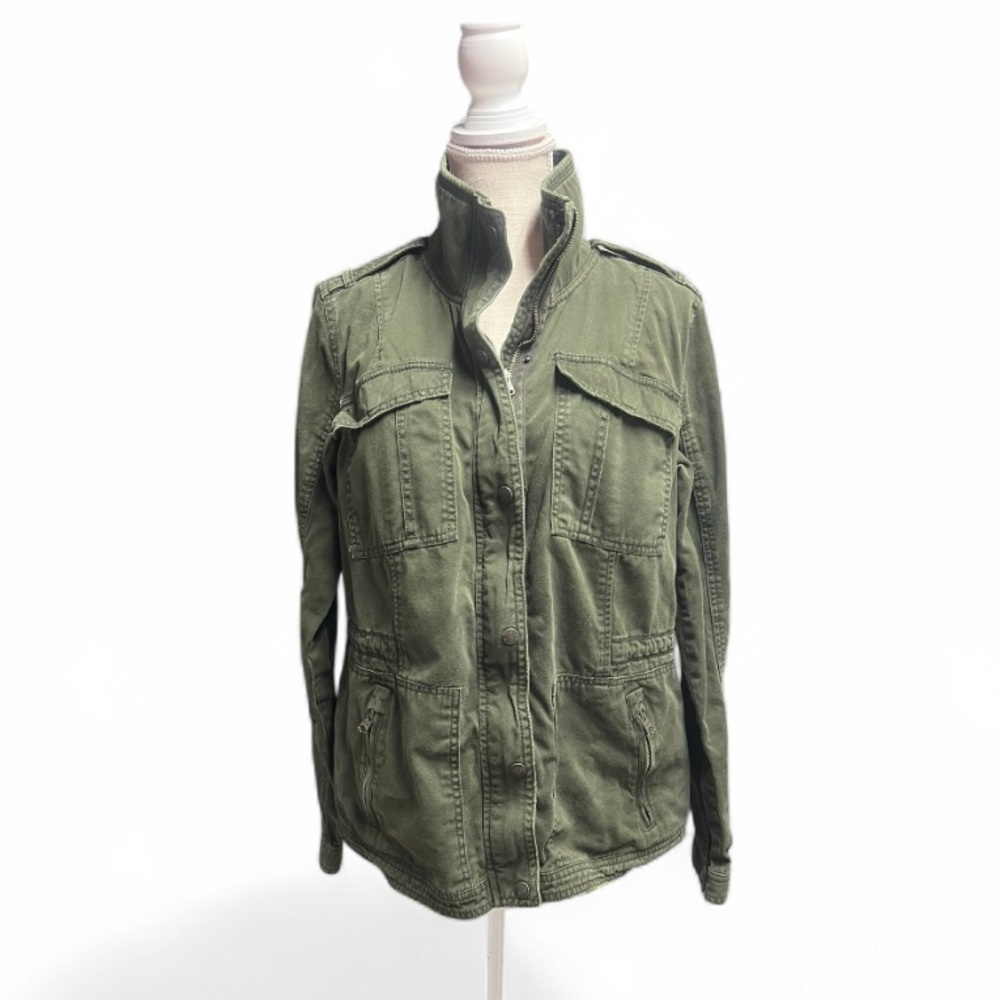 Abercrombie & Fitch Army Green‎ Cargo Style jacket